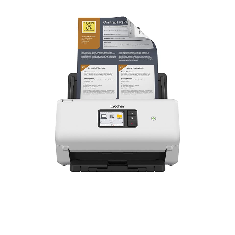 BROTHER ADS-4500W Document scanner Dual