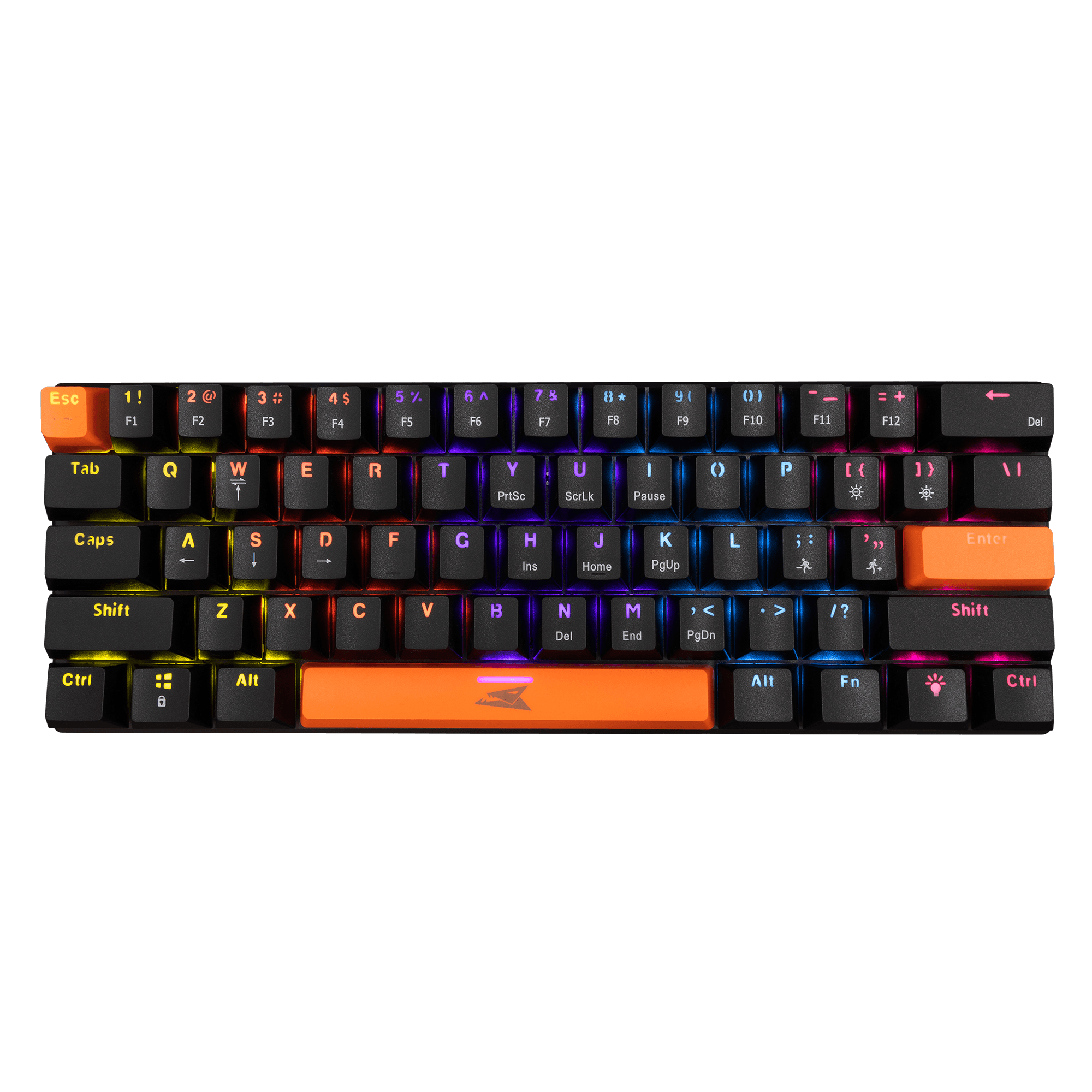Baracuda TIPKOVNICA BGK-03121 DOLPHIN Crna - Meh. / US - PLAVI.SW.