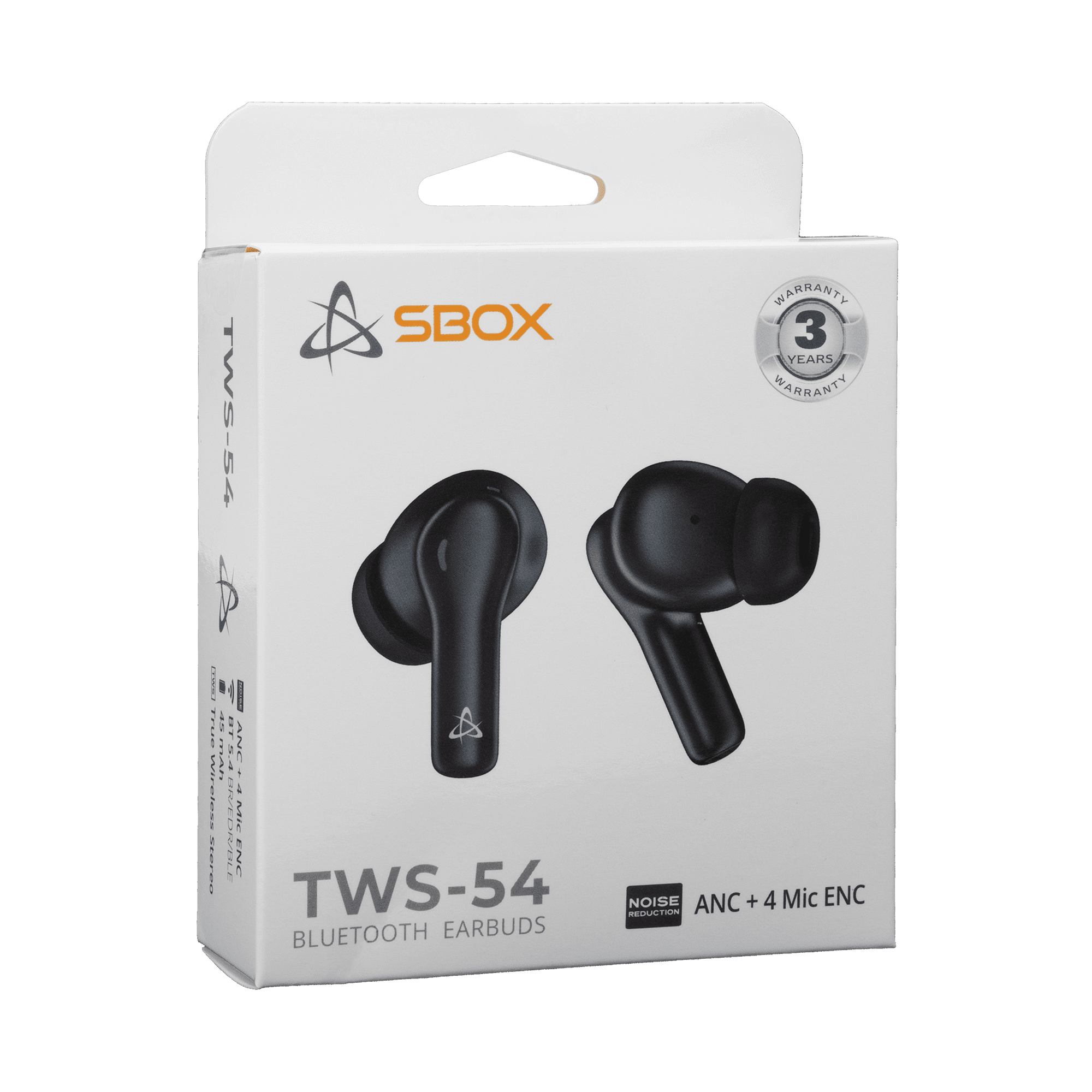 EARBUDS SBOX EB-TWS-54 Crne/ANC+ 4 Mic ENC