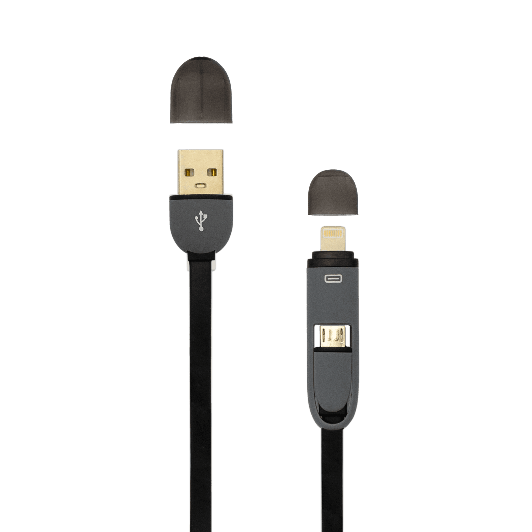 KABEL SBOX USB->MICRO USB + IPH.5 M/M 1M Crni