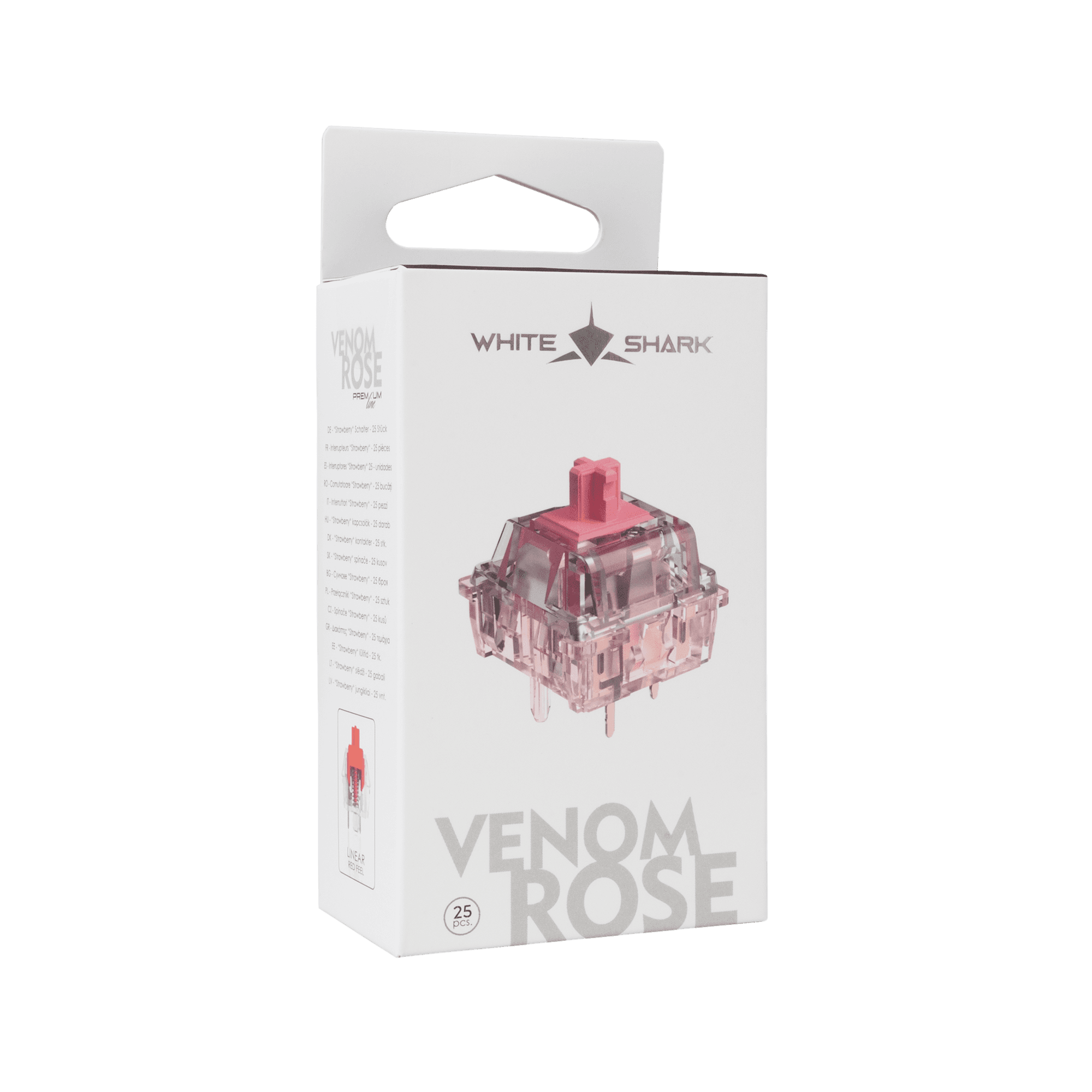WHITE SHARK PL MEHANIČKI PREKIDAČ ZA TIPKOVNICU VENOM ROSE-25 / 25 KOM