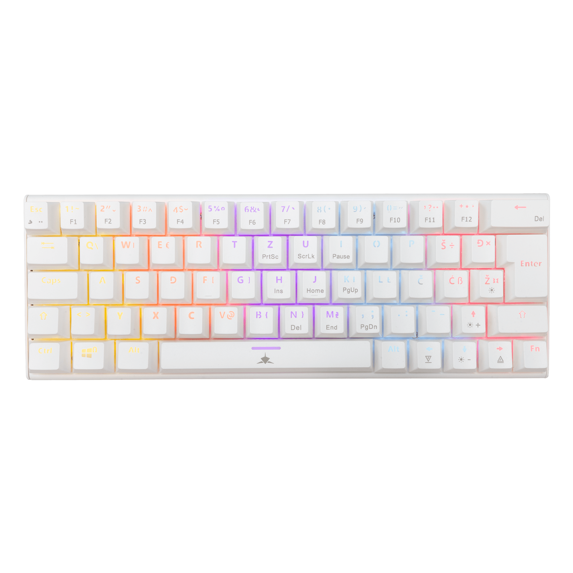 White Shark TIPKOVNICA GK-002212V2 WAKIZASHI-2 / Bijela HR-RED.SW