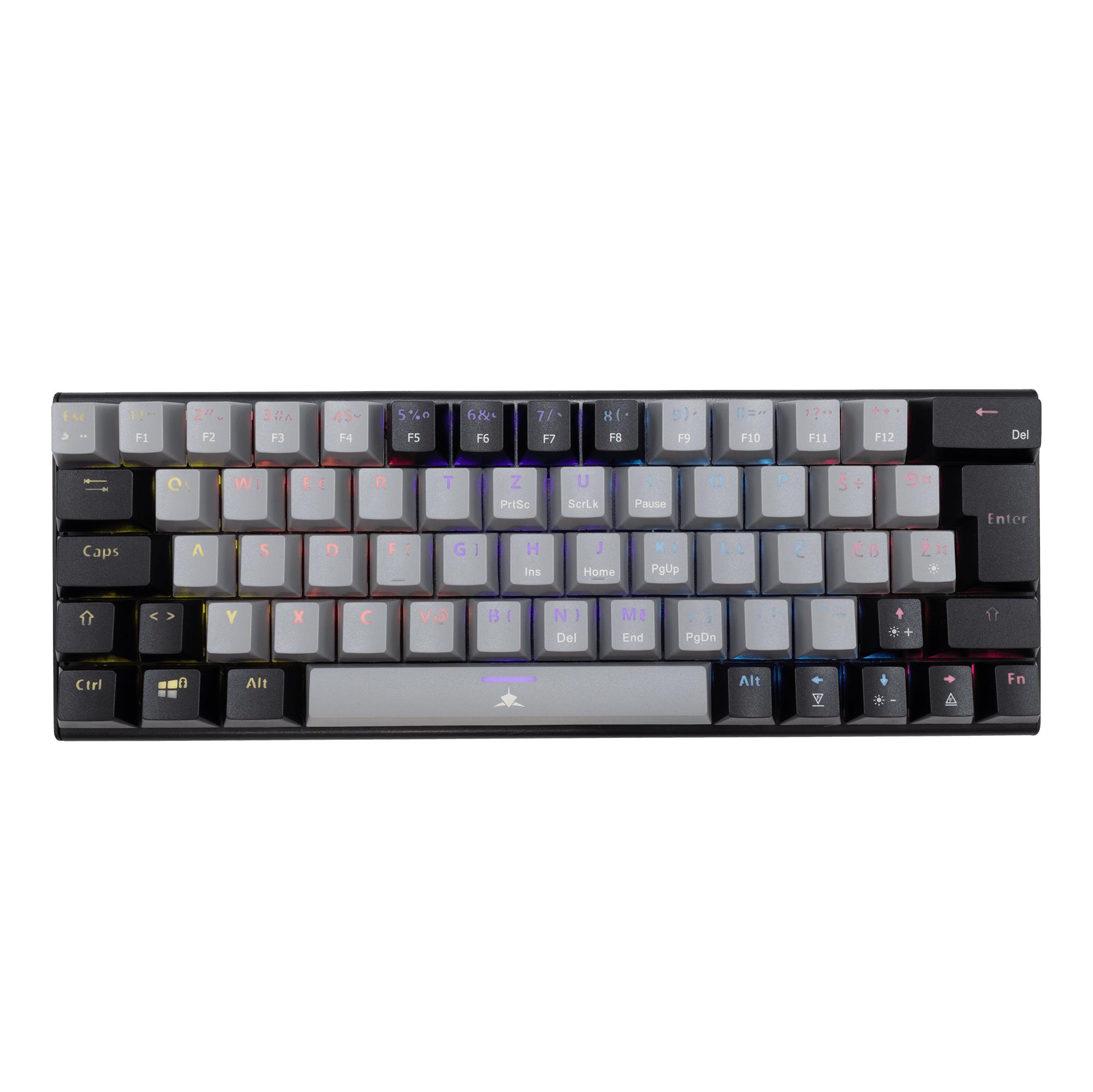 White Shark TIPKOVNICA GK-002712V2 WAKIZASHI-2 / Sivo-crna HR-RED.SW
