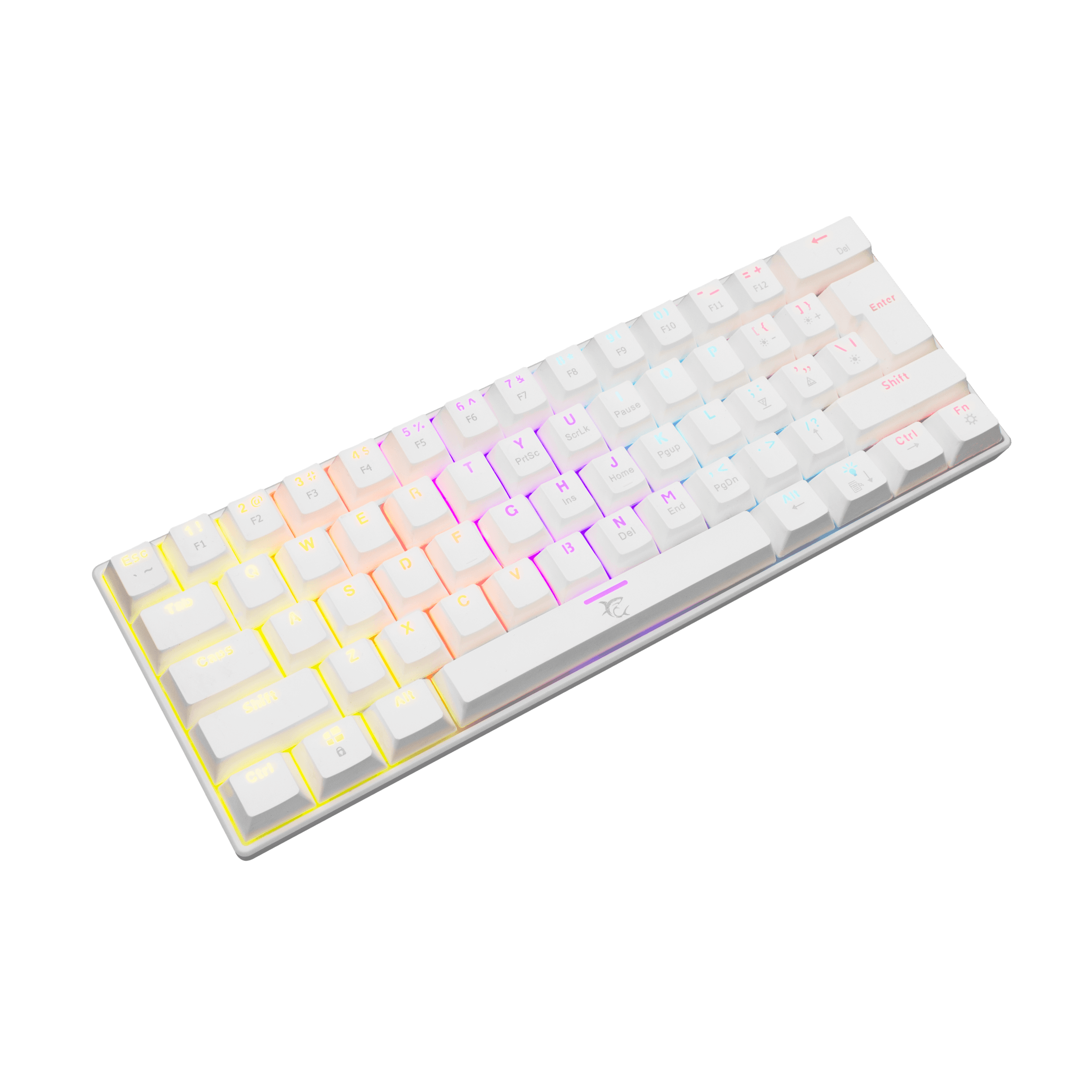 White Shark TIPKOVNICA GK-2022 SHINOBI Bijela - Meh. / HR - PLAVI.SW