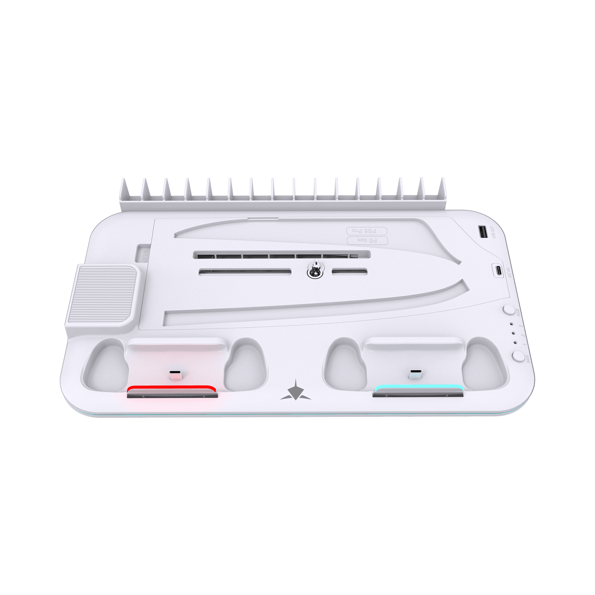 White Shark PS5 COOLING PAD + 2 CHARGING DOCK PS5-DZ504 KIMURA-PRO