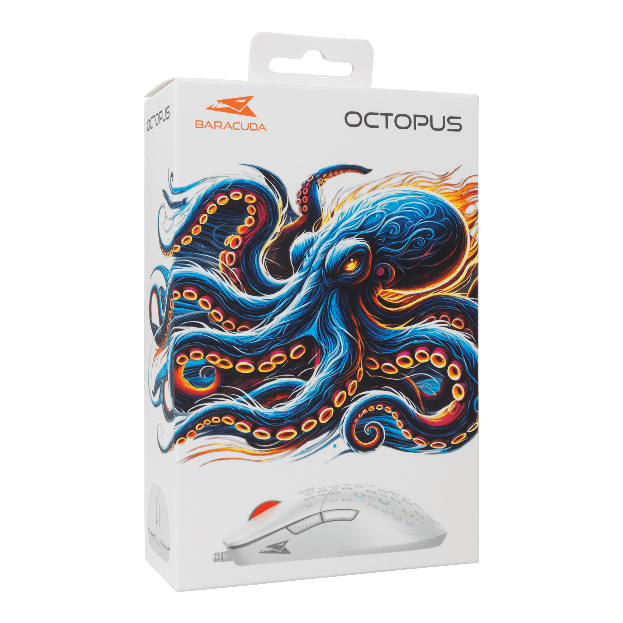 MIŠ BGM-022 OCTOPUS BIJELI / 3200 dpi — fotografija 7