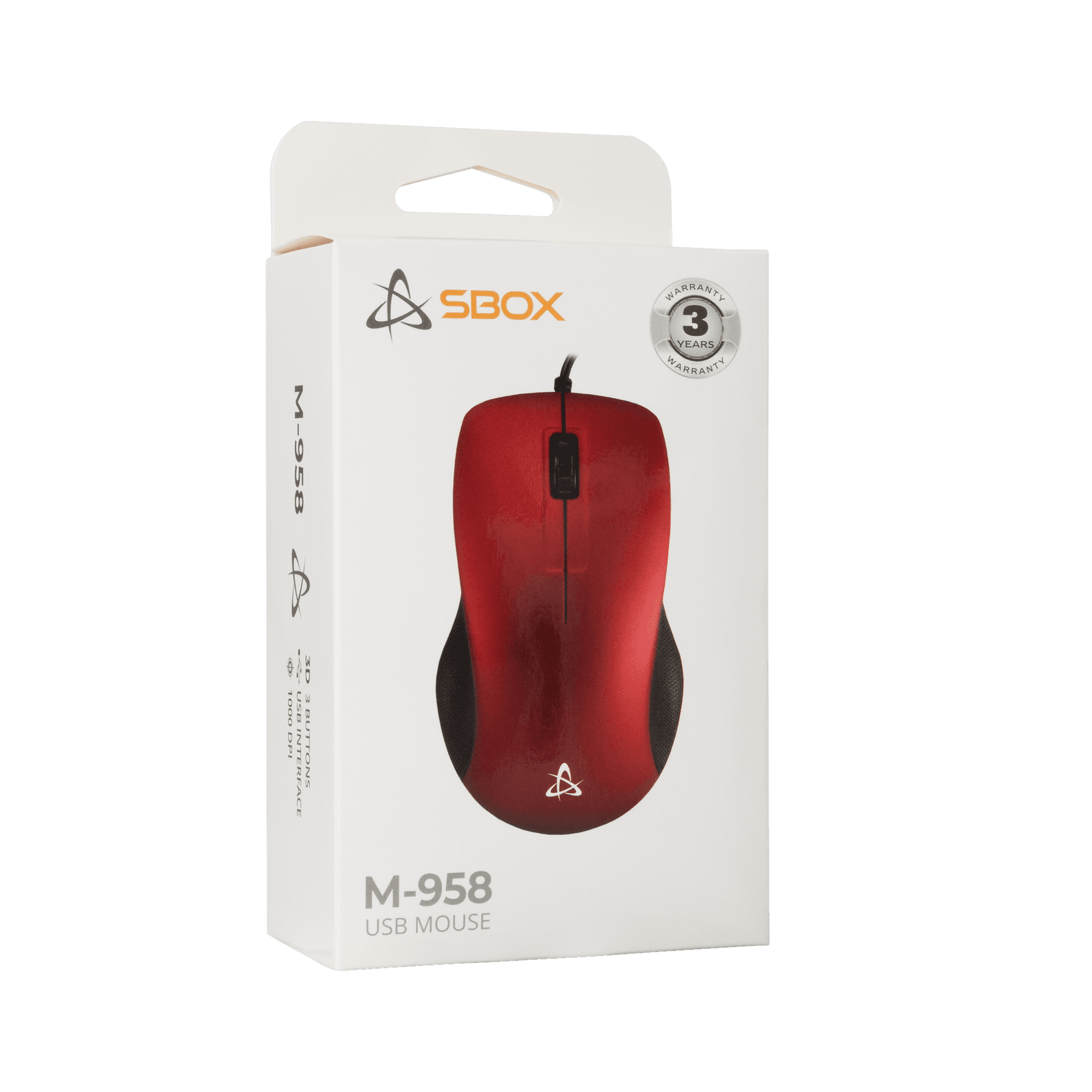 MIŠ SBOX M-958 Crveni — fotografija 4