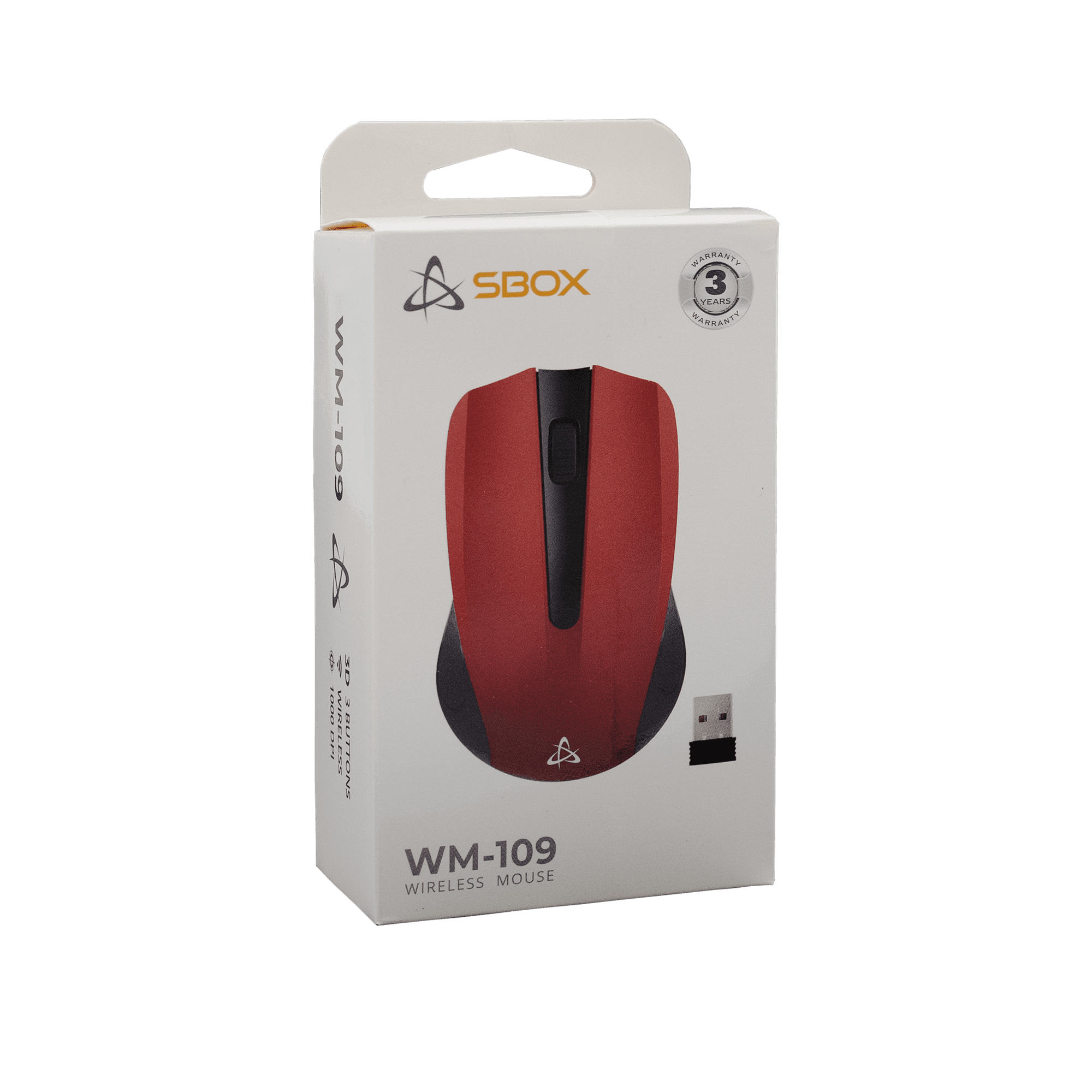 MIŠ SBOX WM-109 Crveni / Bežični — fotografija 6