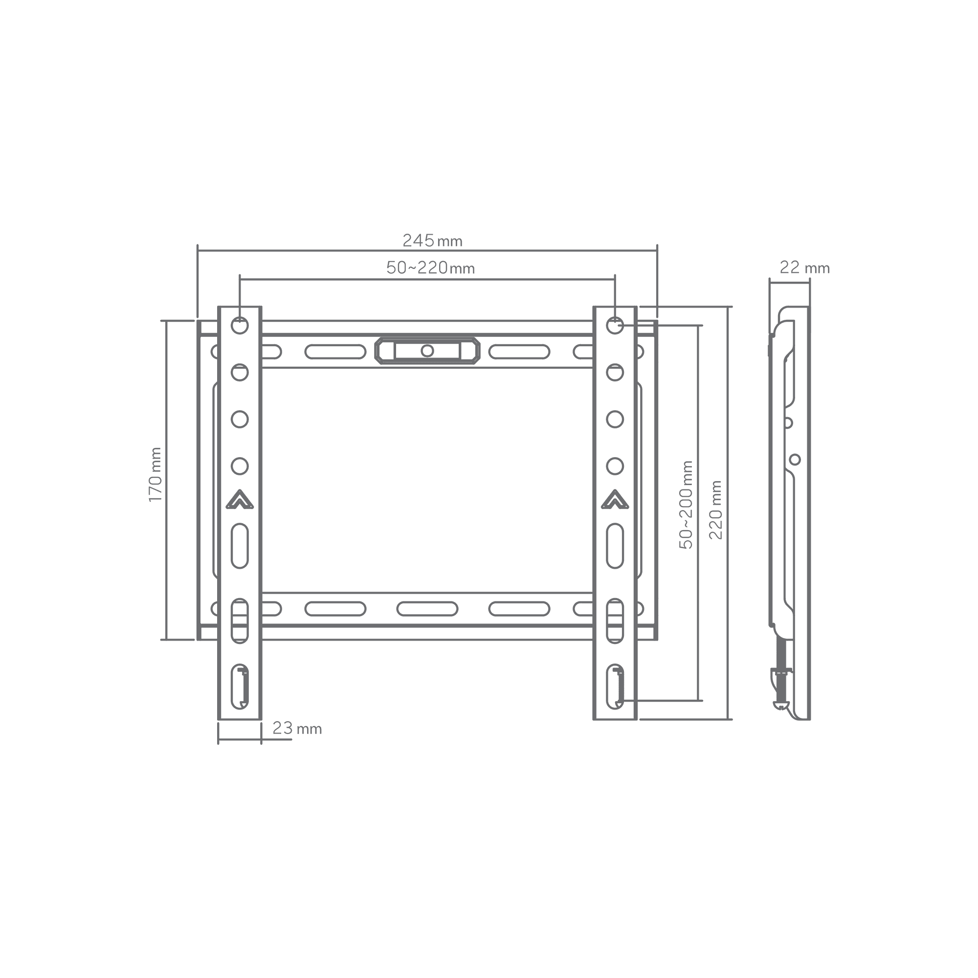 STALAK SBOX One BL-3722F (13-43"/45kg/200x200) — fotografija 4