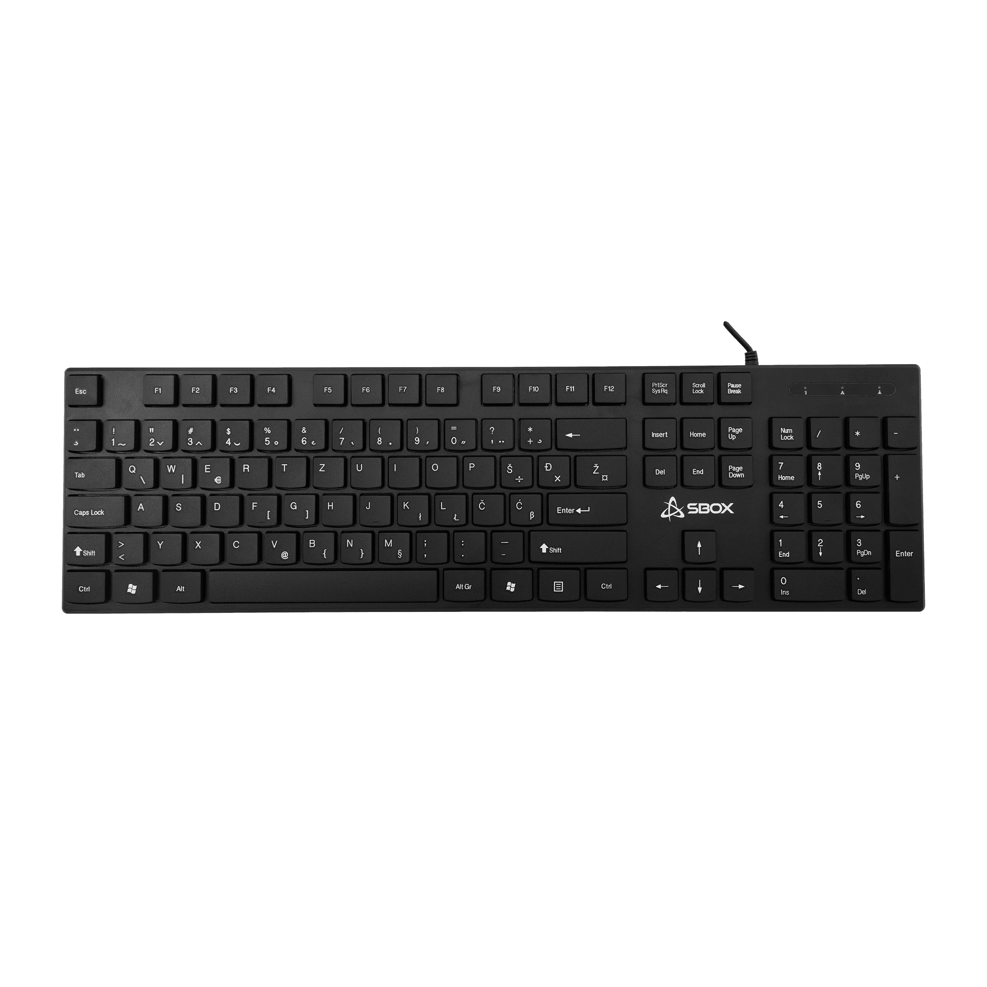 TIPKOVNICA SBOX K-123 HR