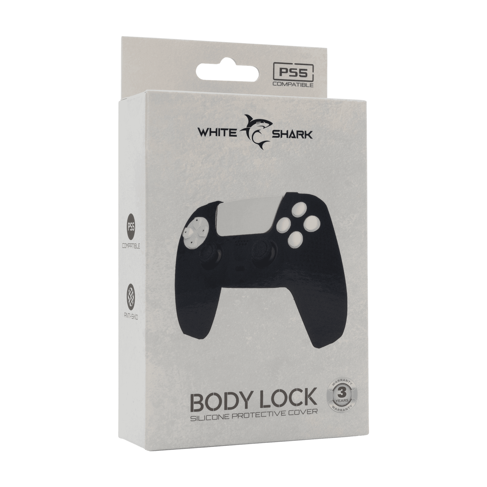 PS5 SILICONE CASE PS5-541 BODY LOCK Crni — fotografija 4