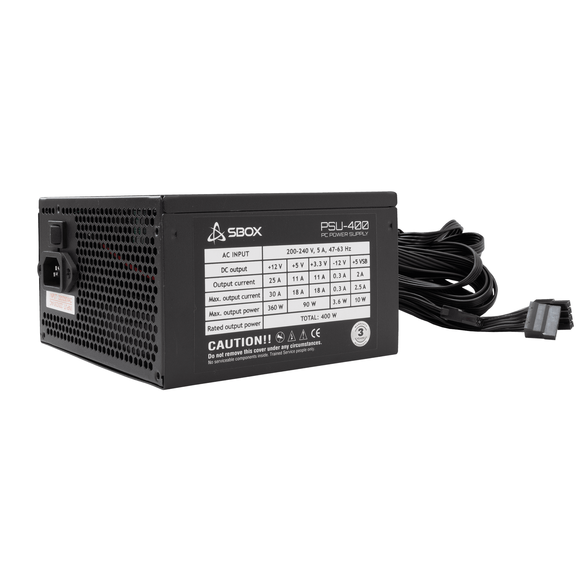 NAPAJANJE SBOX PSU-400-2 / ATX-400W - RETAIL